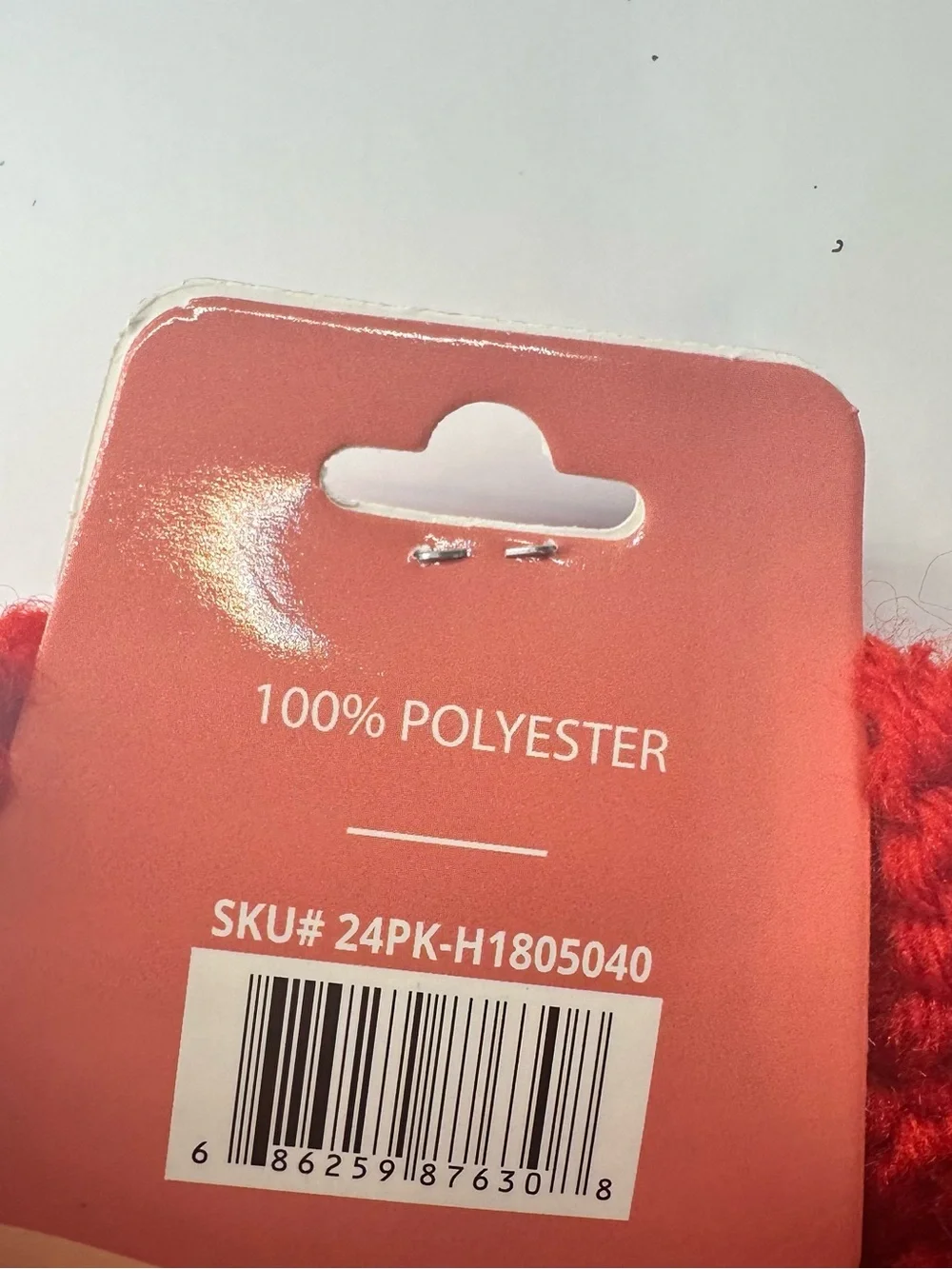 NWT Nollia Cable Knit Winter Headband Ear Warmer Red One Size